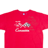 JH DESIGN Corvette Racing Mens T-Shirt Red USA 2XL