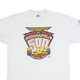 ATHLETIC JOY Indianapolis 500 Racing Mens T-Shirt Grey USA XL
