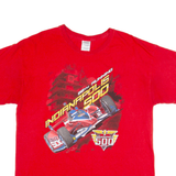 GILDAN Indianapolis 500 Racing Mens T-Shirt Red USA L