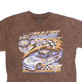 VAN HALEN Racing Mens T-Shirt Brown USA L
