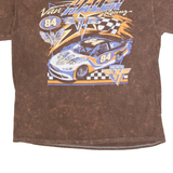 VAN HALEN Racing Mens T-Shirt Brown USA L