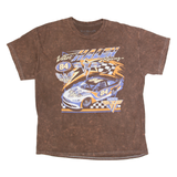 VAN HALEN Racing Mens T-Shirt Brown USA L