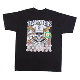 BAYSIDE Teamsters Mens T-Shirt Black USA XL