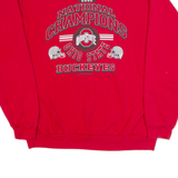 TULTEX Ohio State Buckeyes National Champions Mens Sweatshirt Red 90s USA XL