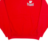 PRO PLAYER Wisconsin Badgers Mens Sweatshirt Red 90s USA 2XL