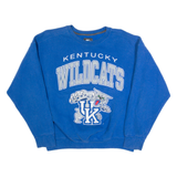 STARTER Kentucky Wildcats Womens Sweatshirt Blue 90s USA L