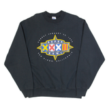 PRO PLAYER Super Bowl XXXII Mens Sweatshirt Black 90s USA XL