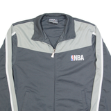 NBA Mens Track Jacket Grey M