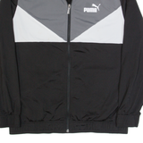 PUMA Mens Track Jacket Black Colourblock L