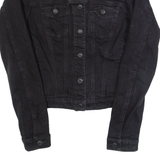 GUESS Womens Denim Jacket Blue M