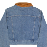 GUESS Cropped Womens Denim Jacket Blue M