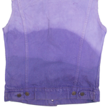 LEVI'S Ombre Womens Denim Gilet Purple S