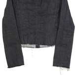 GUESS Stretch Womens Denim Jacket Black XL