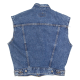 LEVI'S Patches Womens Denim Gilet Blue M