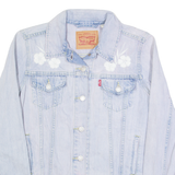 LEVI'S Womens Denim Jacket Purple M