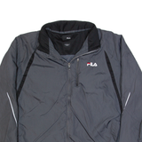 FILA Mens Windbreaker Jacket Grey L