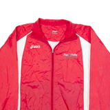 ASICS Napa Valley Marathon Mens Shell Jacket Red USA S