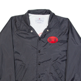 TRIMARK Mens Coach Jacket Black 90s USA S
