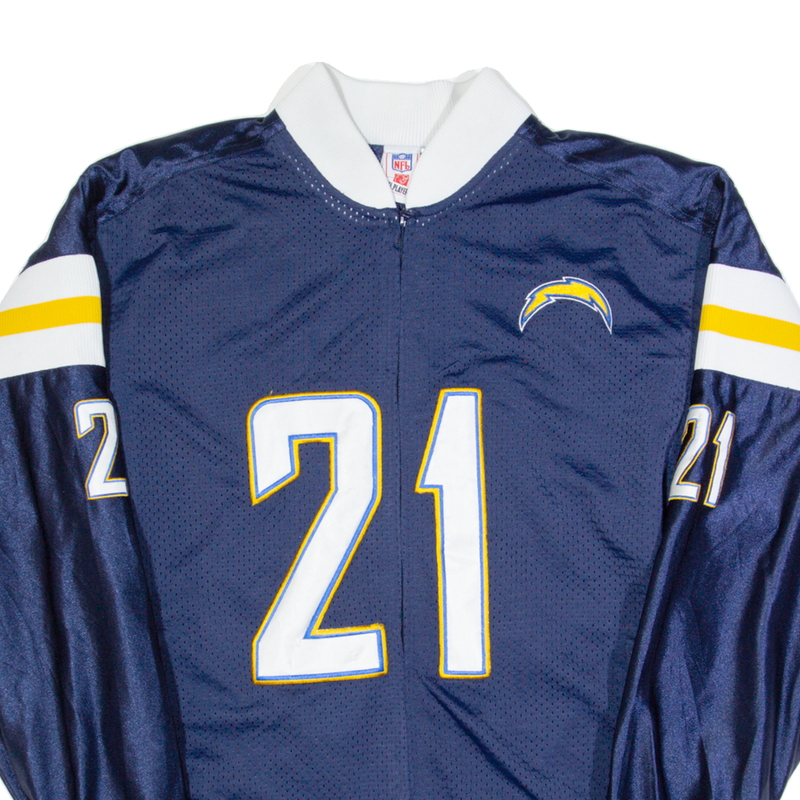 NFL Las Vegas Chargers Mens Bomber Jacket Blue USA M