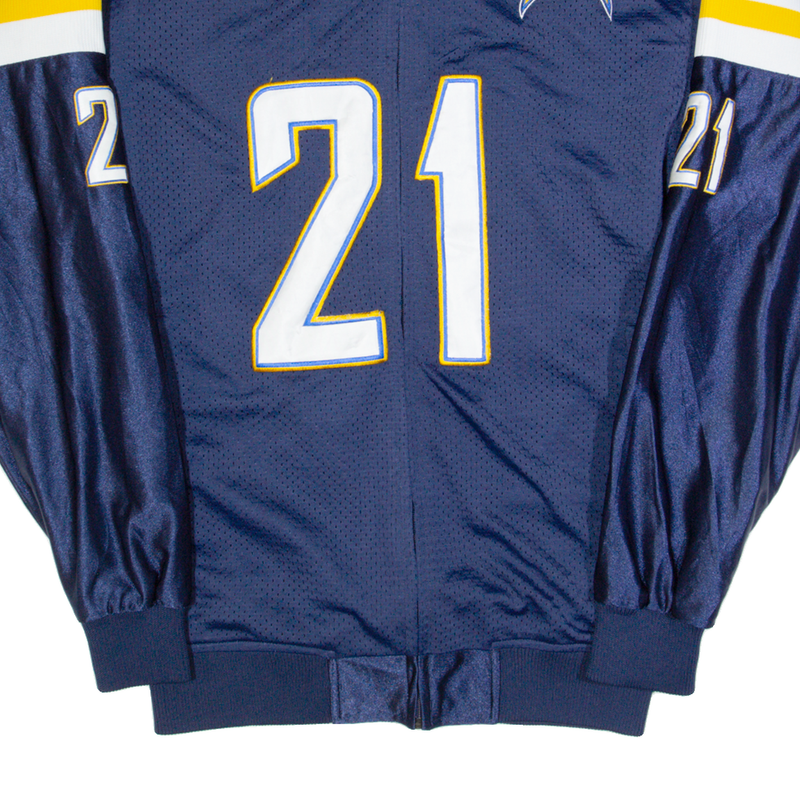 NFL Las Vegas Chargers Mens Bomber Jacket Blue USA M