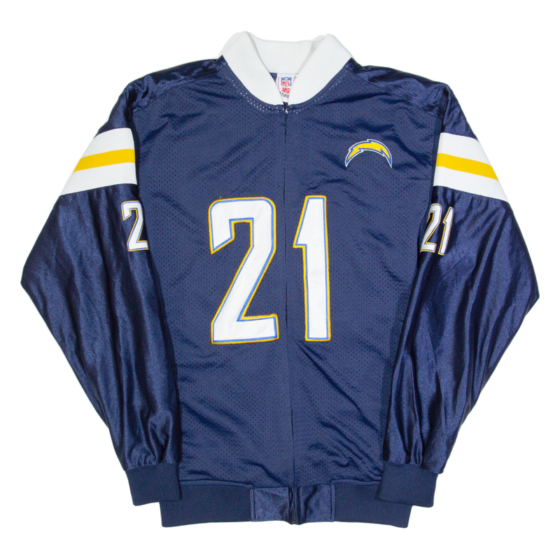 NFL Las Vegas Chargers Mens Bomber Jacket Blue USA M
