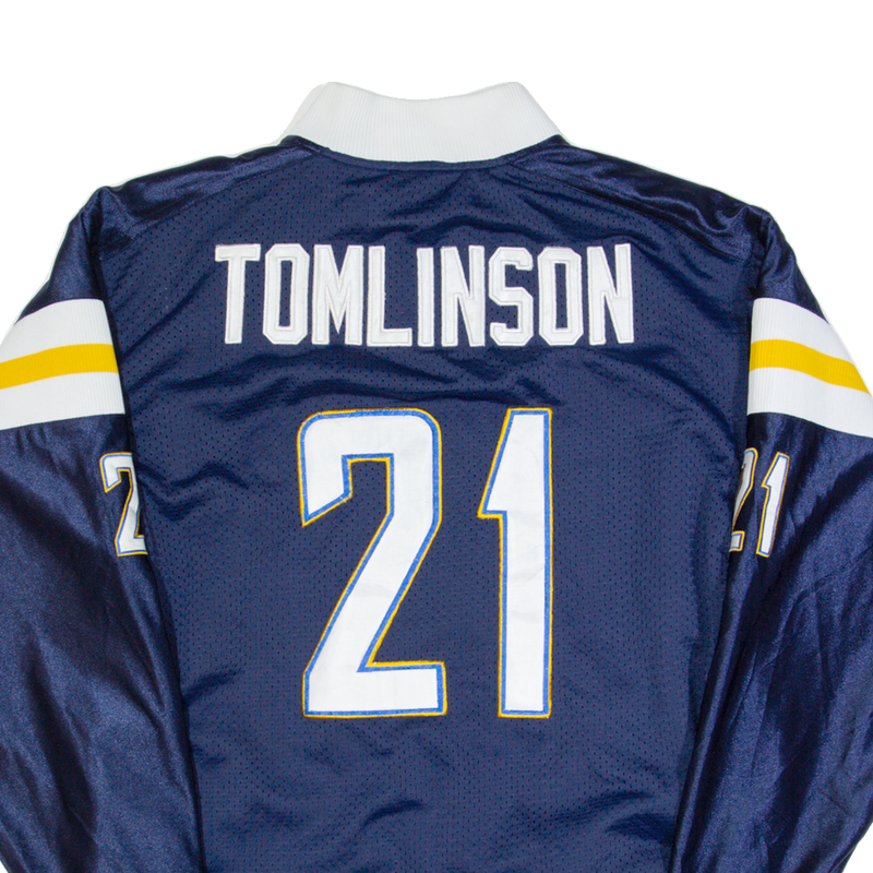 NFL Las Vegas Chargers Mens Bomber Jacket Blue USA M