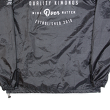 WANT VS NEED Mens Coach Jacket Black USA L