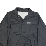 NYLONS Mens Coach Jacket Black 90s USA L