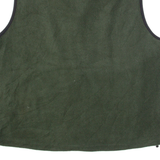 WOOLRICH Mens Fleece Gilet Green XL