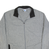 STARTER Mens Fleece Jacket Grey XL