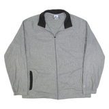 STARTER Mens Fleece Jacket Grey XL