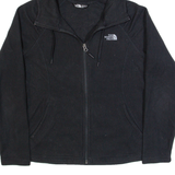 THE NORTH FACE Womens Fleece Jacket Black Hooded M