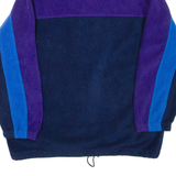 CATALINA Womens Fleece Jacket Blue Colourblock L