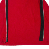 WINNERS CIRCLE 1/4 Zip Mens Fleece Jacket Red L