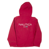 NAUTICA Mens Jacket Red Hooded L