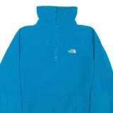 THE NORTH FACE 1/4 Zip Lightweight Womens Fleece Jacket Blue S