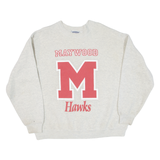 LEE Maywood Hawks Mens Sweatshirt Grey USA L