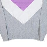 FILA Womens Sweatshirt Purple 1/4 Zip L