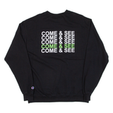 CHAMPION Grace Church Reno Mens Sweatshirt Black L