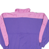 ASHLEY HILL Womens Sweatshirt Purple 1/4 Zip M