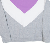 FILA Womens Sweatshirt Purple 1/4 Zip 2XL