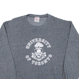 BROOKS University Of Toronto Mens Sweatshirt Grey USA XL