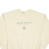 Marygrove College Alumni Mens Sweatshirt Yellow USA XL