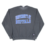 CHAMPION University At Buffalo Mens Sweatshirt Grey USA XL