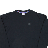 CHAMPION Womens Sweatshirt Black S