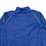 CHASE AUTHENTICS Mens Sweatshirt Blue 1/4 Zip USA XL