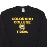 CHAMPION Colorado College Tigers Mens Sweatshirt Black USA M
