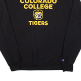 CHAMPION Colorado College Tigers Mens Sweatshirt Black USA M