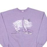 HERITAGE Boats Womens Sweatshirt Purple L