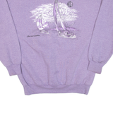 HERITAGE Boats Womens Sweatshirt Purple L